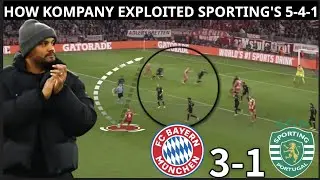 How Kompany's Tactics Exploited Sporting's 5-4-1