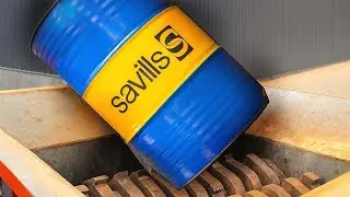 The CRAZIEST Metal Shredder Experiment with Water Tank & Engine