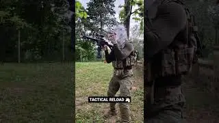 Airsoft Tactical Reload 💨 #airsoft #asmr #tactical #loadout #outfit #unicorn #sport