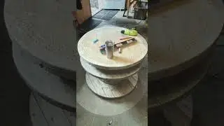 Cribbage board coffee table I made