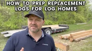 How To Prep Replacement Logs For Log Homes
