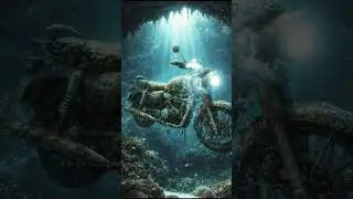 The Submerged Legend: Honda CB 350 in an Underwater World