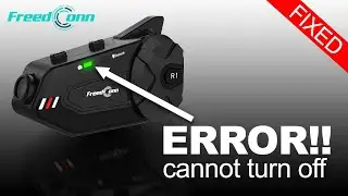 Fixed || Freedconn R1 Plus Error Button Record || Cannot Turn Off