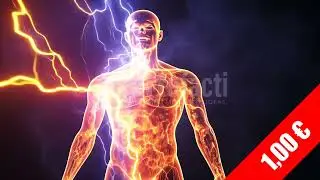 Bioelectric Human Silhouette &mdash; HD Medical & Science Stock Footage (1920x1080)