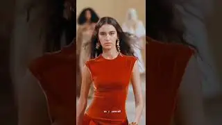 Model in Red Dress ✨ Stunning Runway Walk | Fashion Show Catwalk