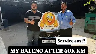 Baleno service after 40000 km! Is Maruti still cheap? #baleno2025