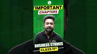 Business Studies Important Chapters Class 11th🔥 #PW #Shorts #BusinessStudies