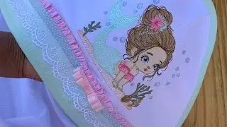 Como Fazer Toalha Fralda com Capuz  Passo a Passo para Iniciantes