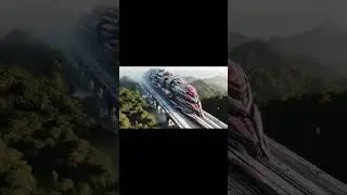 Future train #aivideo #runwaygen3 #sf #futuristic #scifi #trains