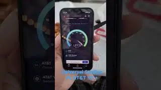 AT&T 5G+ Speed Test At Universal Studios Florida!