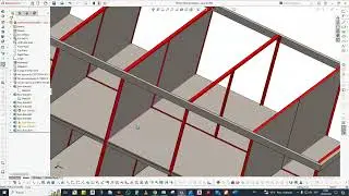 DISEÑO DE DIVICIONES METALICAS EN SOLIDWORKS