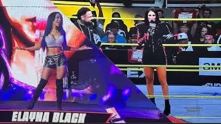 Daria Rae Fka Sonya deville and Elayna black fka Cora jade debut on TNA Thursday night impact on AMC