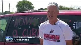 Wisconsin cross country team runs the width of the state for a special cause