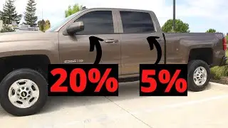 HOW TO TINT CHEVY SILVERADO 2500HD