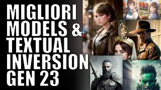Migliori MODELS e TEXTUAL INVERSION per 2.1 // STABLE DIFFUSION // 01/23