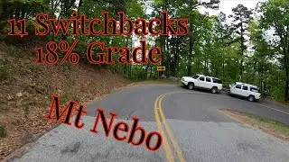 Steep Switchbacks Towing the Homemade Camper Mt Nebo Part 1