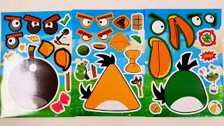 [ASMR] Decorate with Sticker Book Angry Birds - P2