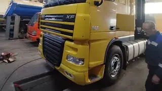 DAF XF 105 2013 г. за 3млн 600 тыс. рублей. Осмотр и диагностика.