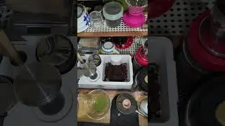 Making Iced Matcha Latte #matcha #matchalatte #matchaice #matchalover #icedmatcha #icedmatchalatte