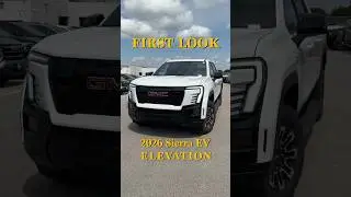 Our FIRST LOOK at the 2026 GMC Sierra EV Elevation #shorts #gmc