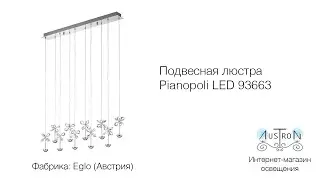 Видео обзор на подвесную люстру Pianopoli LED 93663 (Eglo)