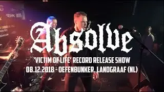 ABSOLVE @ Oefenbunker, Landgraaf (08.12.2018) - RECORD RELEASE