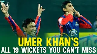 1️⃣9️⃣ Wickets, 2️⃣ Seasons: Umer Khan&rsquo;s HBL PSL 2019-20&rsquo;s Best Wickets! | HBL PSL | MB2A