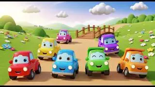 Six Little Toy Trucks Roll Roll Roll | Fun Vehicle Songs & Counting for Kids