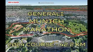 Generali Munich Marathon 2024: fly over the marathon course!