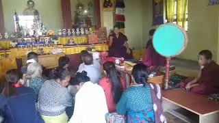 Kunsang choiling monastery west sikkim tulku Rikden Rimpoche.