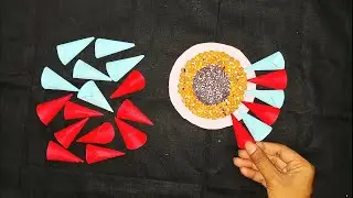 Amazing Wall Decor Ideas Using Pulses And Mustard |  Pulses Craft Work Easy | Pulses Art On Paper