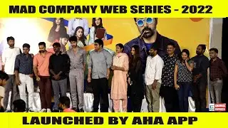 MAD COMPANY WEB SERIES 2022 LAUNCHED BY AHA APP  | Prasana | sneha | AHA app | Web series |