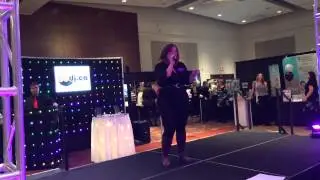 April Reidie at the 10th annual Fraser Valley Wedding Festival