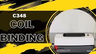 C348 COIL BINDING MACHINE - UNIWIN MARKETING SRI LANKA
