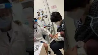 Baby Aston First injection on 30 Apr 2021