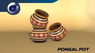 Pongal Pot - Cinema 4D Tutorial