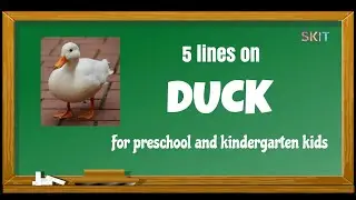 5 lines on Duck on school kids