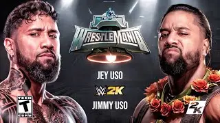 WWE Throwback Wilson: Jey Uso vs Jimmy Uso | Epic Showdown [WrestleMania] [Full Match]