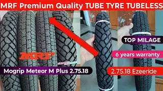 MRF MOGRIP METEOR M REVIEW ll MRF Ezeeride Tyre Review MRF Mogrip Meteor M Vs Ezeeride Tyre Review
