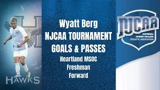 Wyatt Berg NJCAA Tournament Passes & Goals