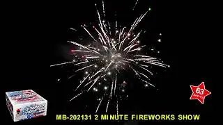 2 MINUTE FIREWORKS SHOW 63 SHOT MEGABANGER M5-MB-202131