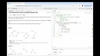 Maximum Product of Splitted Binary Tree