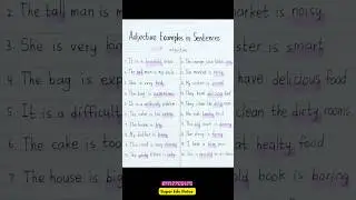 20 примеров использования прилагательных в предложениях 📝✅ 20 примеров использования прилагательн...