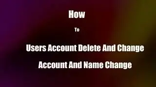 How to delete user account  tips