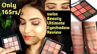 BEST Cheap EYESHADOW PALETTE? Swiss Beauty 02 & 06// swiss beauty mini Eyeshadows Review + Demo