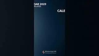 2023 #calendar template for #powerpoint and #googleslides. #event #2023 #calendario #presentation