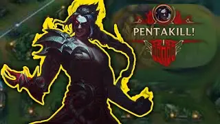 Noob Kayn does PENTA KILL in Silver