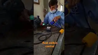 float switch control with Magnetic contactor#electricalengineering #electrical