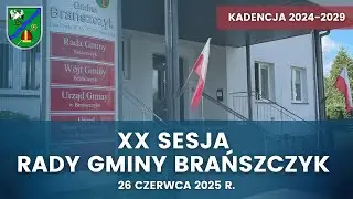 XX sesja Rady Gminy Brańszczyk   transmisja na żywo