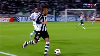 Neymar vs Once Caldas 1st leg 1/4 Copa Libertadores (12/05/2011)